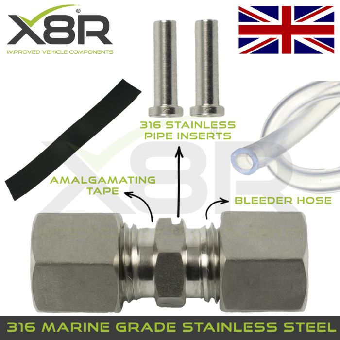 Fiat 500 Panda Ford KA Clutch Slave Master Cylinder Pipe Repair Kit Leak Fix